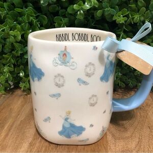 Rae Dunn Cinderella Themed Mug with Blue Accents
